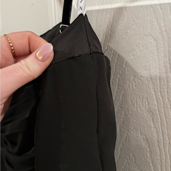 Azazie Black Bridesmaid Dress - Picture 4 of 4